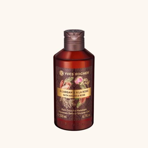 Gel de dus Argan & Trandafir Bio din Maroc